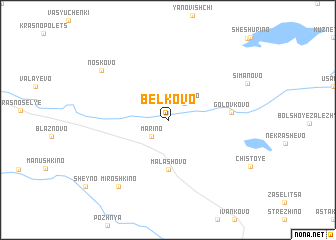 map of Bel\