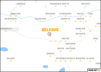 map of Bel\