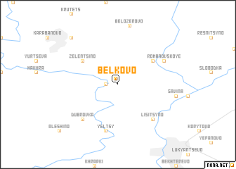 map of Bel\