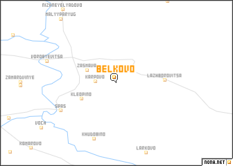 map of Bel\