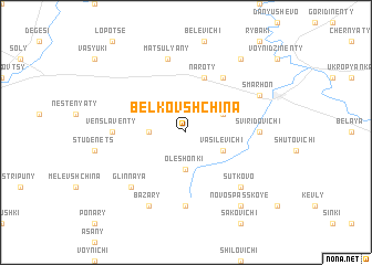 map of Belkovshchina