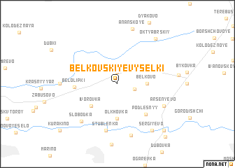 map of Bel\