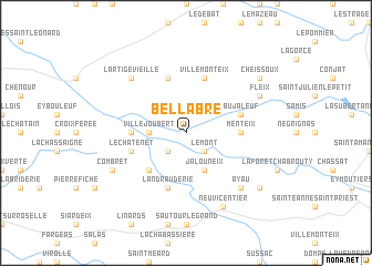 map of Bellabre