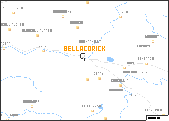map of Bellacorick