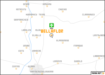 map of Bella Flor