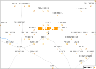 map of Bella Flor