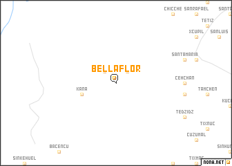 map of Bella Flor