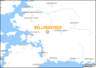 map of Bellagarvaun