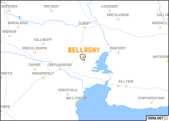 map of Bellaghy