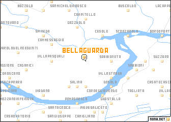 map of Bellaguarda