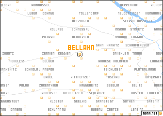 map of Bellahn