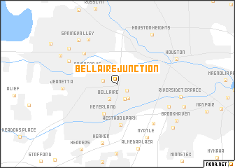 map of Bellaire Junction