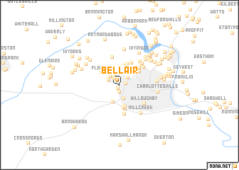 map of Bellair