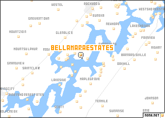 map of Bella Mara Estates