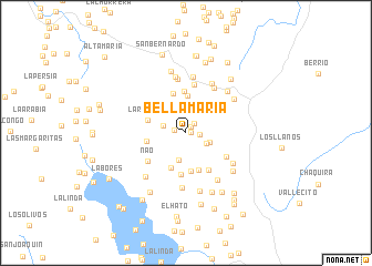 map of Bella María