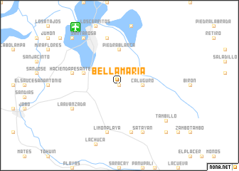 map of Bella María