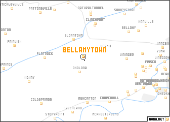 map of Bellamytown