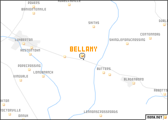 map of Bellamy