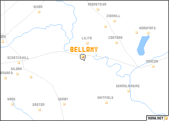 map of Bellamy