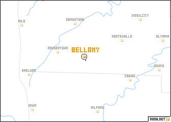 map of Bellamy