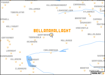 map of Bellanamallaght