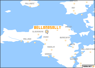 map of Bellanasally