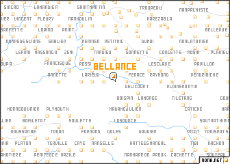 map of Bellance