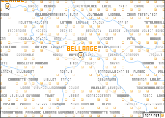 map of Bellangé