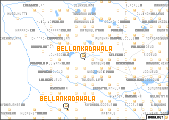 map of Bellankadawala