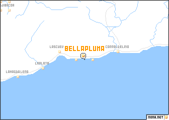 map of Bella Pluma