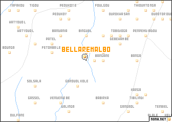 map of Bellaré Malbo