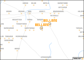 map of Bèllaré