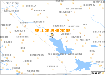 map of Bellarush Bridge