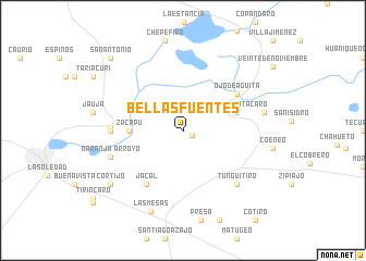 map of Bellas Fuentes