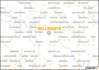 map of Bellas Gate