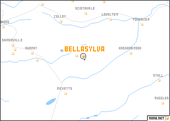 map of Bellasylva