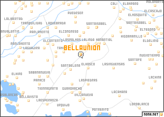 map of Bella Unión