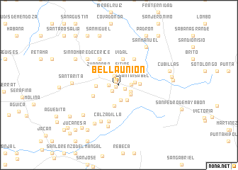 map of Bella Unión