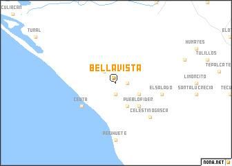 map of Bella Vista