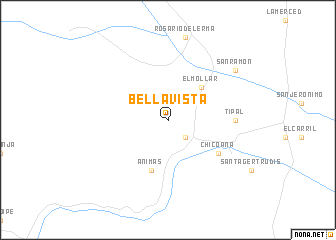 map of Bella Vista