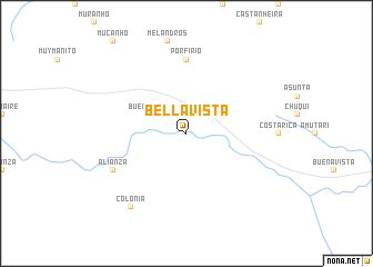 map of Bella Vista