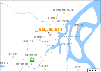 map of Bellavista