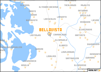 map of Bellavista
