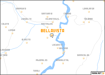 map of Bellavista