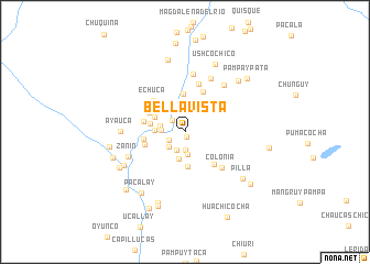 map of Bellavista