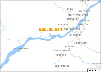 map of Bellavista