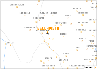 map of Bellavista