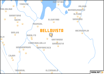 map of Bellavista