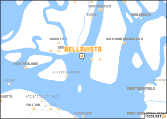 map of Bellavista