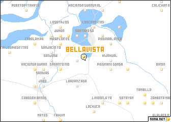 map of Bellavista